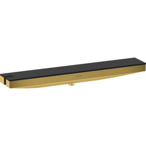 Additional image for Rainfinity Wall Outlet With Holder & Shelf (LH, Polished Gold Optic)