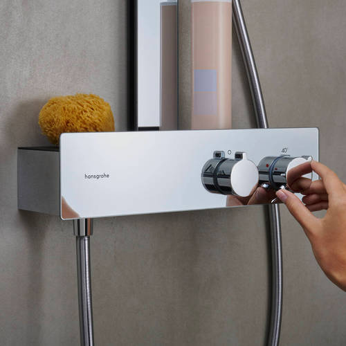Additional image for Rainfinity Showerpipe 360 1jet with ShowerTablet 350 (Chrome)