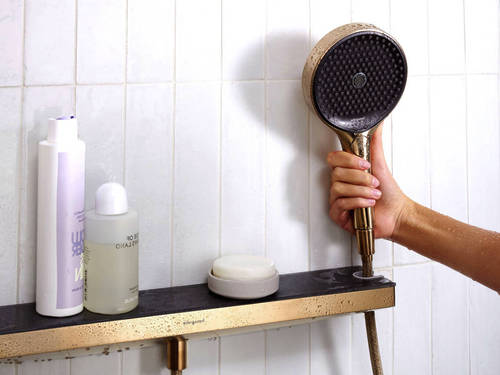 Additional image for Rainfinity Wall Outlet With Holder & Shelf (RH, Br Bronze)