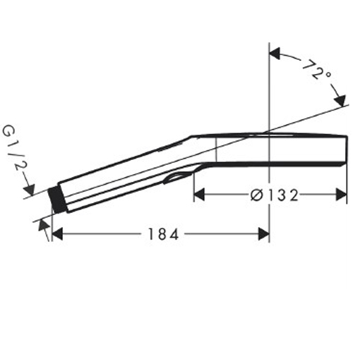 Additional image for Rainfinity Hand Shower 130 With 3 jets (Chrome)