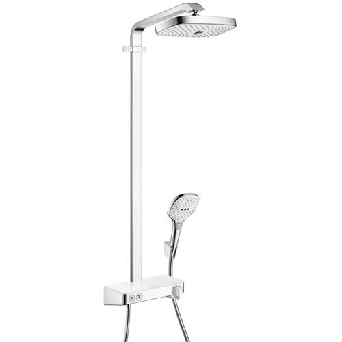 Additional image for Raindance Select E 300 2 Jet Shower Pack (White & Chrome).