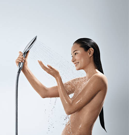 Additional image for Croma 220 Air 1 Jet Showerpipe Pack With Bath Filler Spout (Chrome).