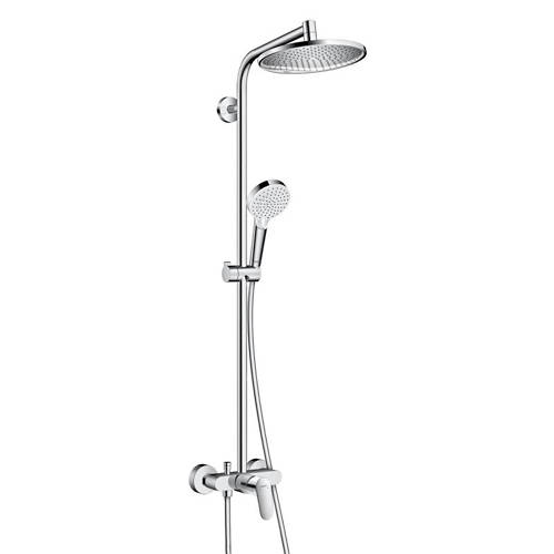 Additional image for Crometta S 240 1 Jet Showerpipe Pack With Manual Lever Handle.