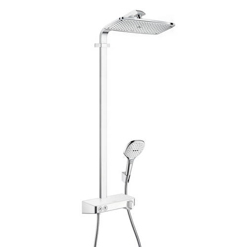 Additional image for Raindance Select E 360 1 Jet Shower Pack (White & Chrome).