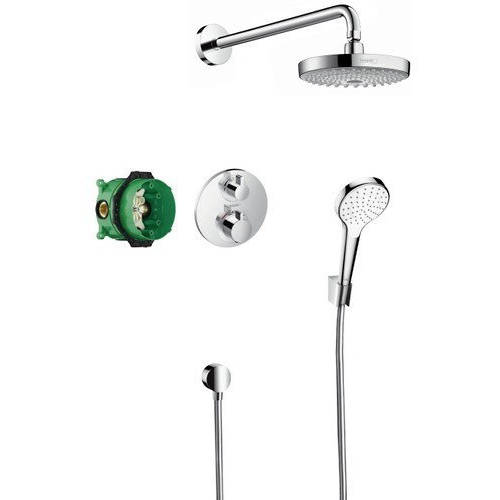 Additional image for Shower Set With Valve, Croma Head & Croma Select S Handset.