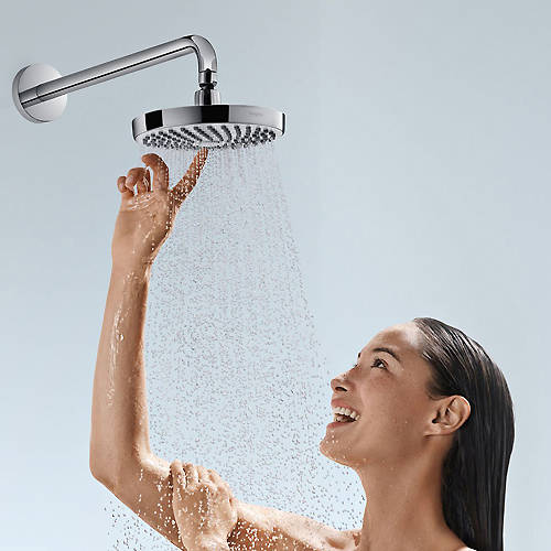 Additional image for Raindance E 300 2 Jet Shower Head (300x160, White & Chrome).