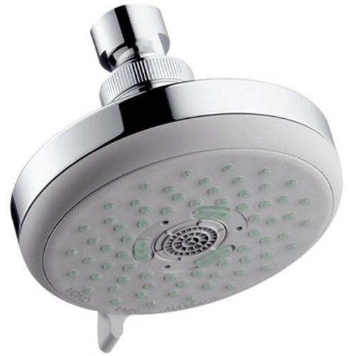 Additional image for Croma 100 Multi 3 Jet Shower Head (100mm, Chrome).