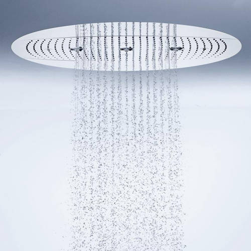 Additional image for Rainmaker 600mm 3 Jet Shower Head & Highflow Valve (Chrome).