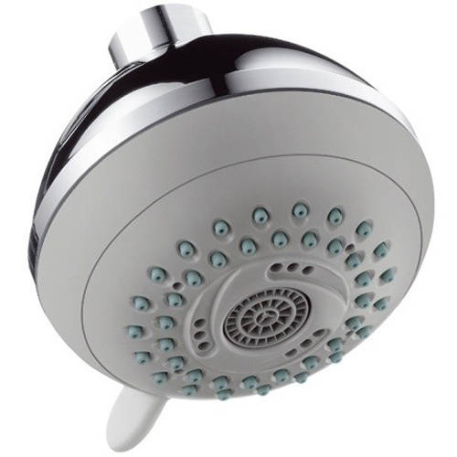 Additional image for Crometta 85 Multi Jet Shower Head (Grey & Chrome).