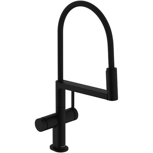 Additional image for Select M54 PowderSpray Kitchen Tap With 3 Jets (Semi-Pro, Matt Black).