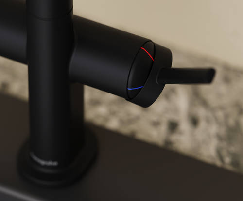 Additional image for Select M54 PowderSpray Kitchen Tap With 3 Jets (Semi-Pro, Matt Black).