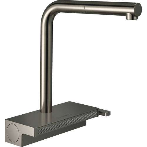 Additional image for Select M81 Kitchen Tap With Pull Out (2 Jets, Stainless Steel).