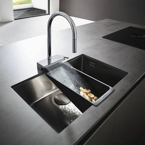 Additional image for Select M81 Kitchen Tap With Pull Out (3 Jets, Chrome).