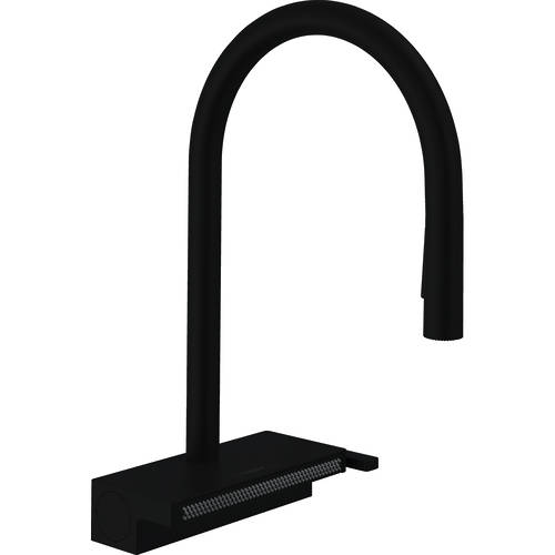 Additional image for Select M81 Kitchen Tap With Pull Out (3 Jets, Matt Black).