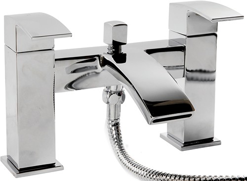 Additional image for Waterfall Bath Shower Mixer Tap With Shower Kit (Chrome).