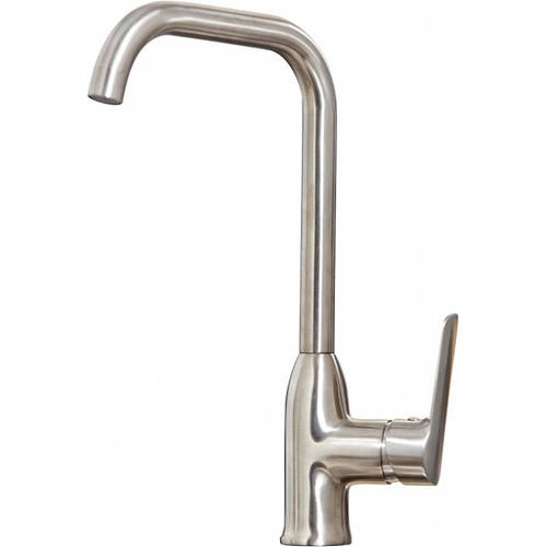 Additional image for Basel Kitchen Tap With Swivel Spout (Brushed Steel).