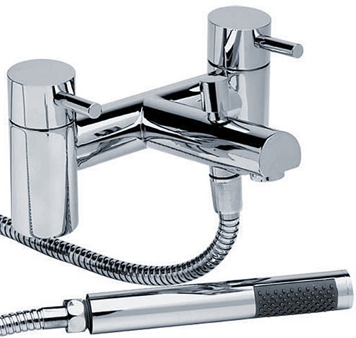 Additional image for Bath Shower Mixer Tap With Shower Kit (Chrome).