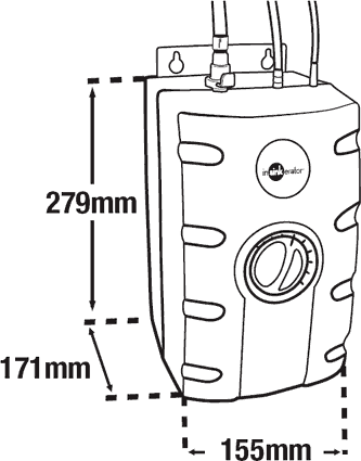 Additional image for Steaming Hot Filtered Kitchen Tap (Chrome).