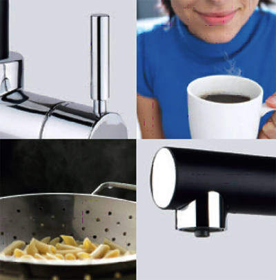 Additional image for Boiling Hot & Cold Water Kitchen Tap (Jet Black).
