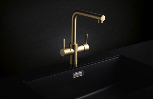 Additional image for Boiling Hot & Cold Water Kitchen Tap (Brushed Gold).