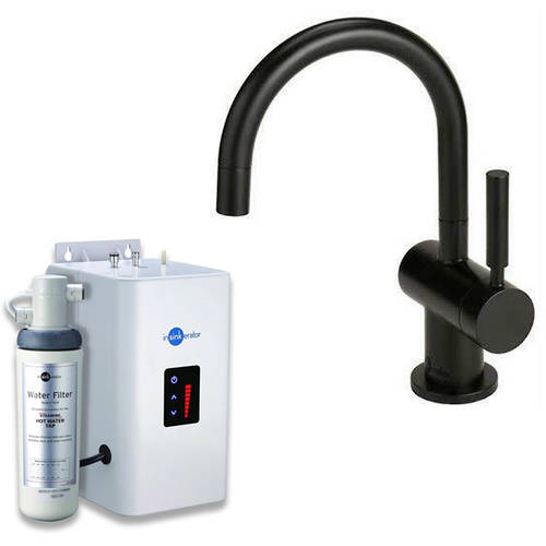 Additional image for Steaming Hot & Cold Filtered Kitchen Tap (Matt Black).