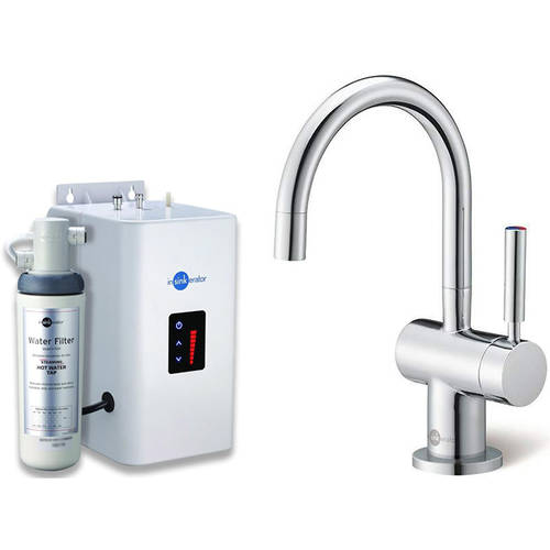 Additional image for Steaming Hot & Cold Filtered Kitchen Tap (Chrome).