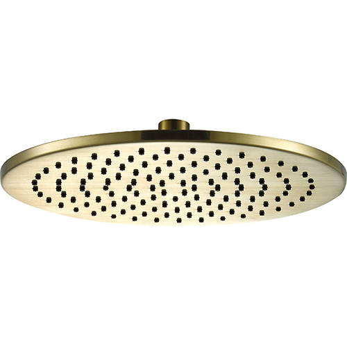 Additional image for Round Shower Head 200mm (Brushed Brass).