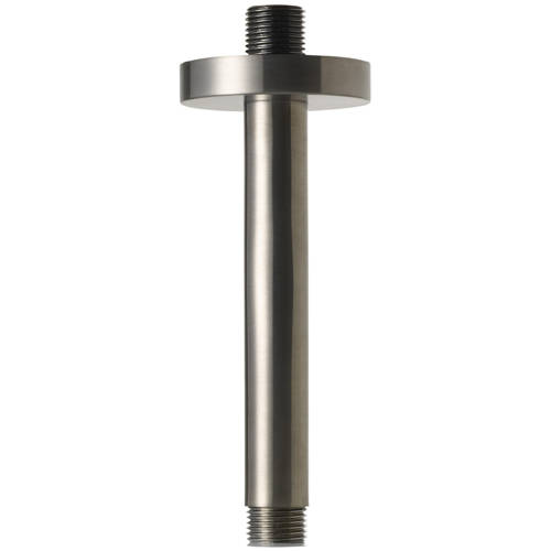 Additional image for Ceiling Mounting Shower Arm (150mm, Brushed Black).