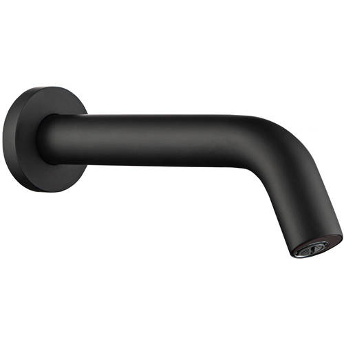 Additional image for 1 x Wall Mounted Sensor Basin Tap (M Black, Mains/Battery).