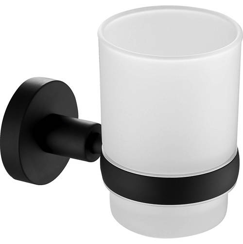 Additional image for Tumbler & Holder (Matt Black).