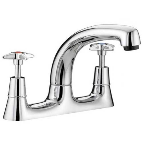 Additional image for Astra Sink Mixer Kitchen Tap With Crosshead Handles.