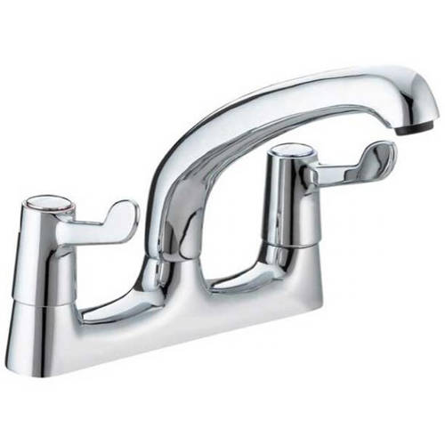 Additional image for Astra Sink Mixer Kitchen Tap With Lever Handles (Chrome).