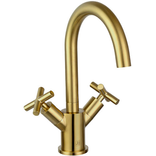 Additional image for Basin Mixer Tap (Brushed Brass).