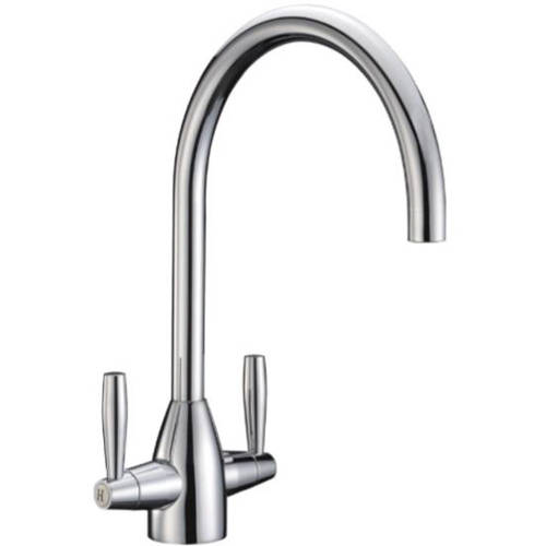 Additional image for Blink Kitchen Tap With Lever Handles (Chrome).