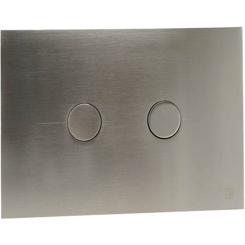 Additional image for Pneumatic Flush Plate Only (Stainless Steel).