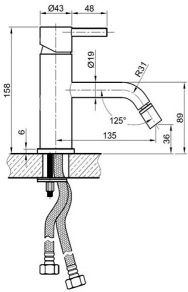 Additional image for Basin & Bath Filler Tap Pack (Stainless Steel).