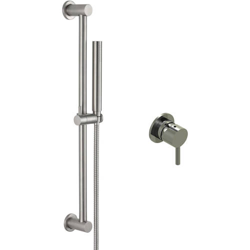 Additional image for Concealed Shower Valve & Slide Rail Kit (Stainless Steel).