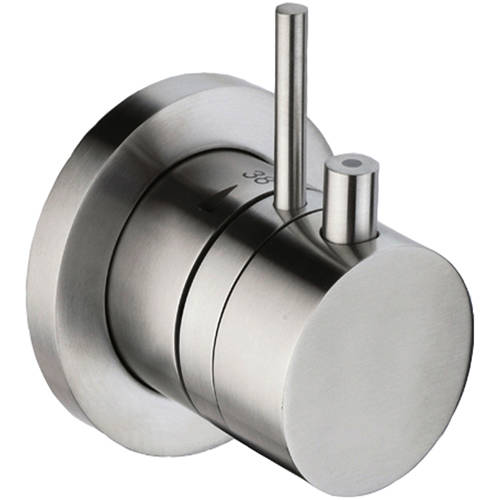 Additional image for Thermostatic Shower Valve & Slide Rail Kit (Stainless Steel).