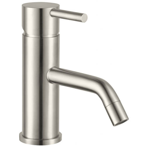 Additional image for Single Lever Basin Mixer Tap (Stainless Steel).