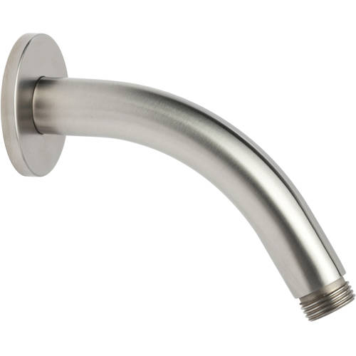 Additional image for Curved Wall Mounting Shower Arm (Stainless Steel).