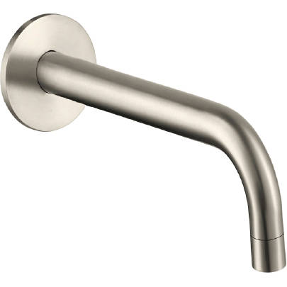 Additional image for Wall Mounted Basin Spout (250mm, Stainless Steel).
