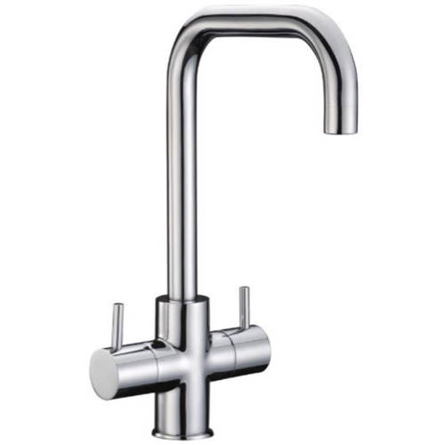Additional image for Profumi Kitchen Tap With Lever Handles (Chrome).
