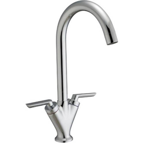 Additional image for Reach Kitchen Tap With Lever Handles (Chrome).