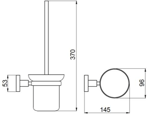 Additional image for Bathroom Accessories Pack 4 (Brushed Brass).