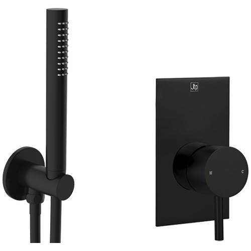 Additional image for Manual Shower Valve With Shower Kit (Matt Black).