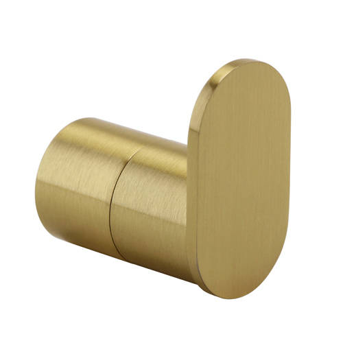 Additional image for Robe Hook (Brushed Brass).
