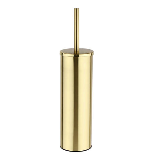 Additional image for Toilet Brush & Holder (Brushed Brass).