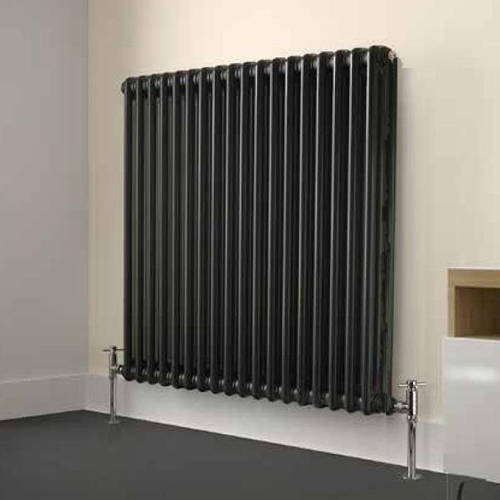 Additional image for Laser Klassic Horizontal Radiator 650x600mm (3 Col, Anthr).