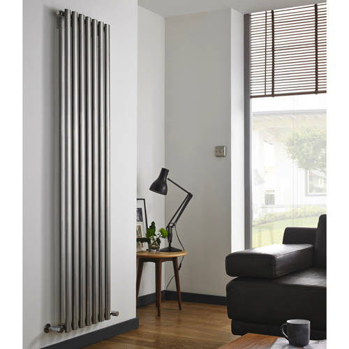 Additional image for Aspen Radiator 450W x 1800H mm (Double, Stainless Steel).