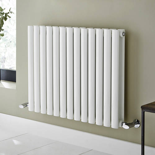 Additional image for Aspen Radiator 1140W x 600H mm (Double, White).